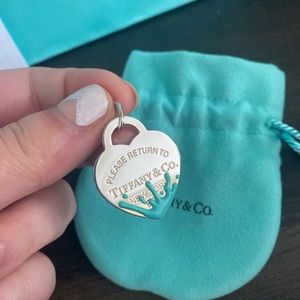 Tiffany Blue Splash Heart